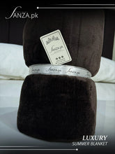 Chocolate Brown Luxury AC Dyed Fleece Blanket